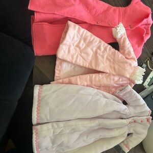 Set of Three Vintage Doll Coats